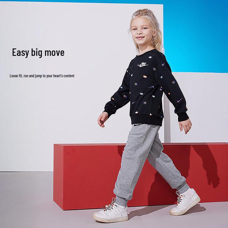 NIKE Girls' Cotton Hoodie & Jogger Set