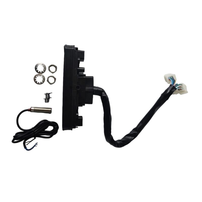 High Performances Motorcycle LCD Instrument Display with Adjustable Brightness Waterproof Motorbike Digital Dashboard