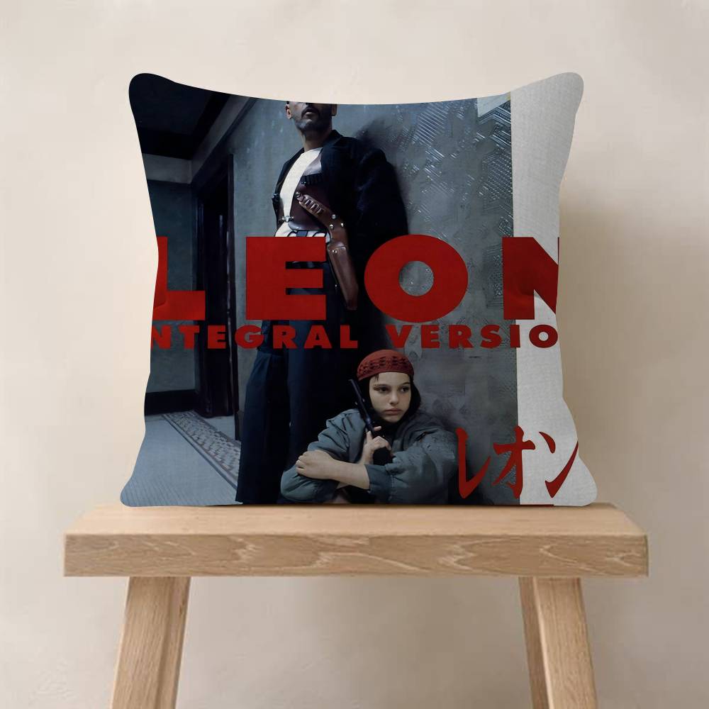 Classic Movie Leon The Professional Cushion Cover Pillowcase Upholstery Sofa Throw Pillow Home Decor Pillowcas 30x30 cm