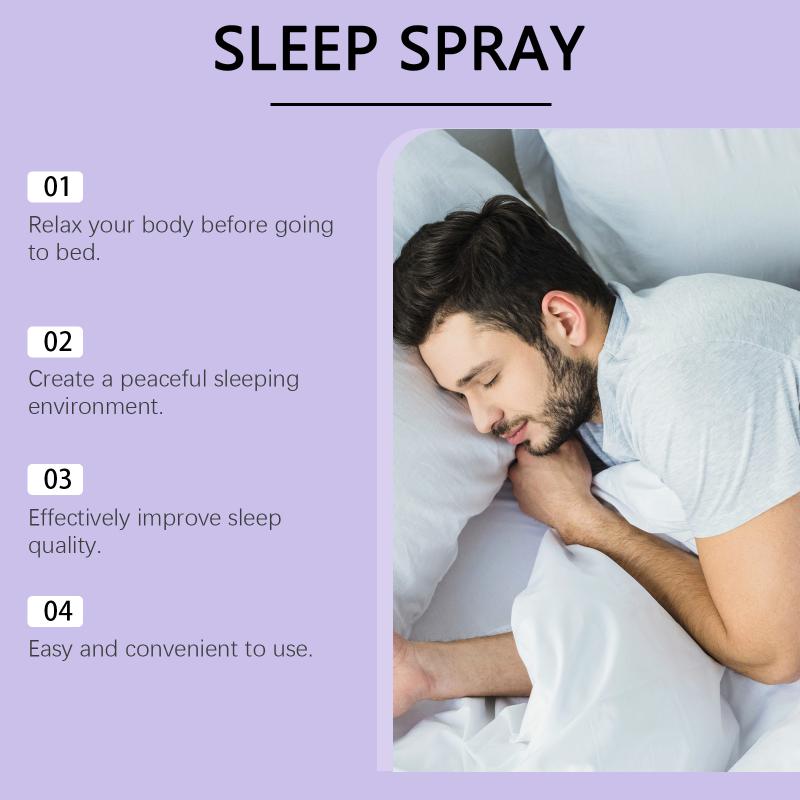 Lavender Sleep Spray Herbal Aromatherapy for Better Sleep Reduces Tension for Relaxation and Night Rest