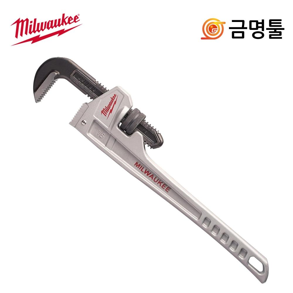 

Milwaukee 48 22 7218 Алюминиевый трубный ключ шириной 18 дюймов, сантехнический инструмент 64 мм