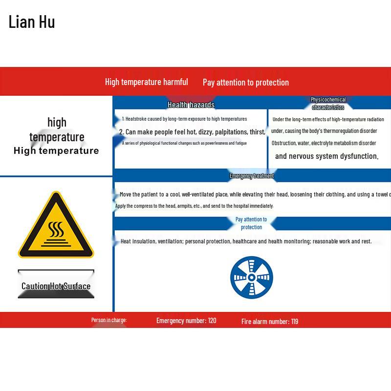 Stainless Steel LPG Safety Warning Sign