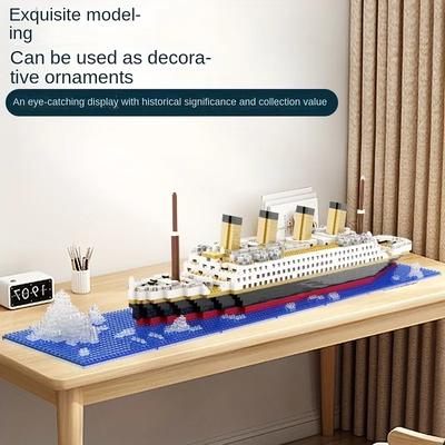 Titanic nave da crociera assemblaggio a piccole particelle blocchi da costruzione coppie uomo e donna regali uomo e donna decorazione boutique