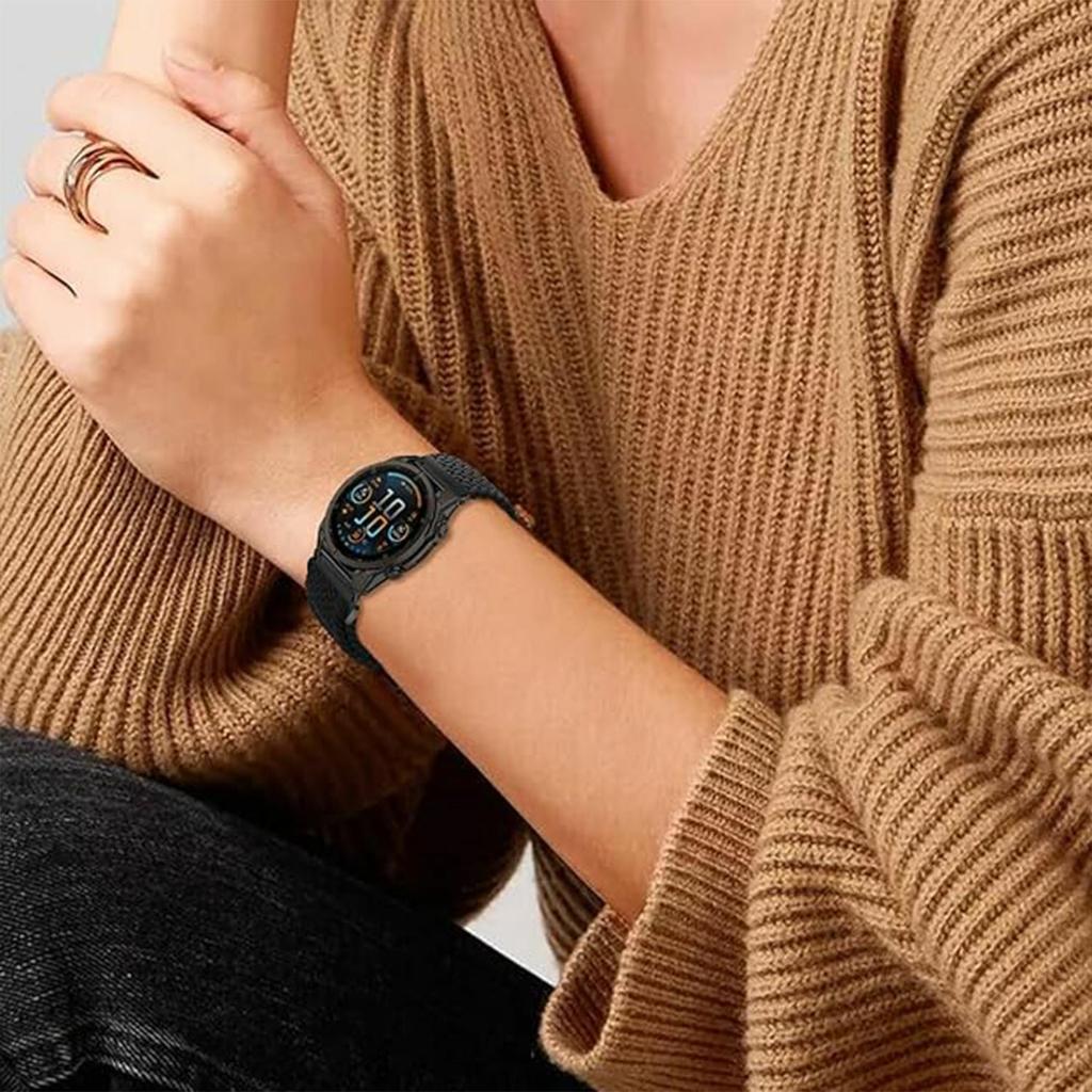 22 мм нейлоновий ремінець для Garmin Fenix 7 / 7 Pro / 6 / 6 Pro / 5 Plus з парашутною пряжкою, ремінець для годинника зі швидким зняттям