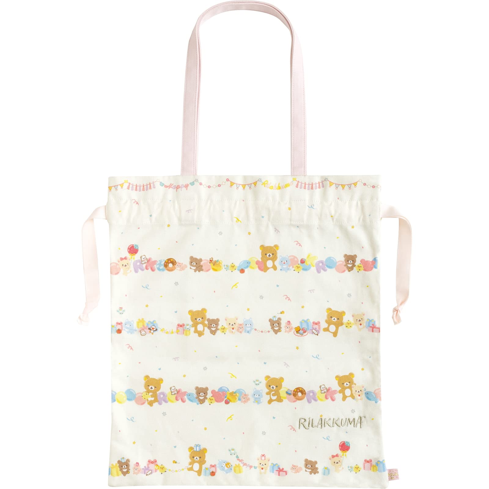 

Rilakkuma Happy for Tote Bag CA32501 San-X Smiling you