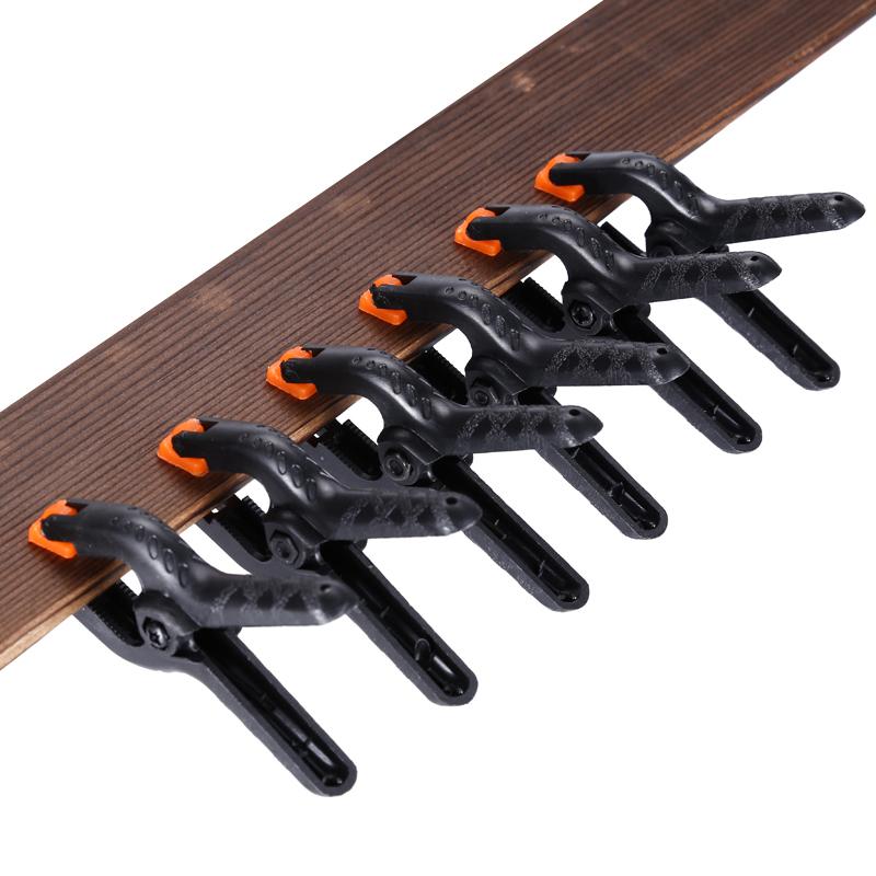 4pcs/lot 2inch A-type Plastic Nylon Clamps For Woodworking Spring Clip Photo Studio Clamp Grampo DIY Tools Abrazadera