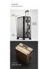 Aluminum Magnesium Alloy Carry-on Suitcase with Universal Wheels and Secure Password Lock for Men and Women