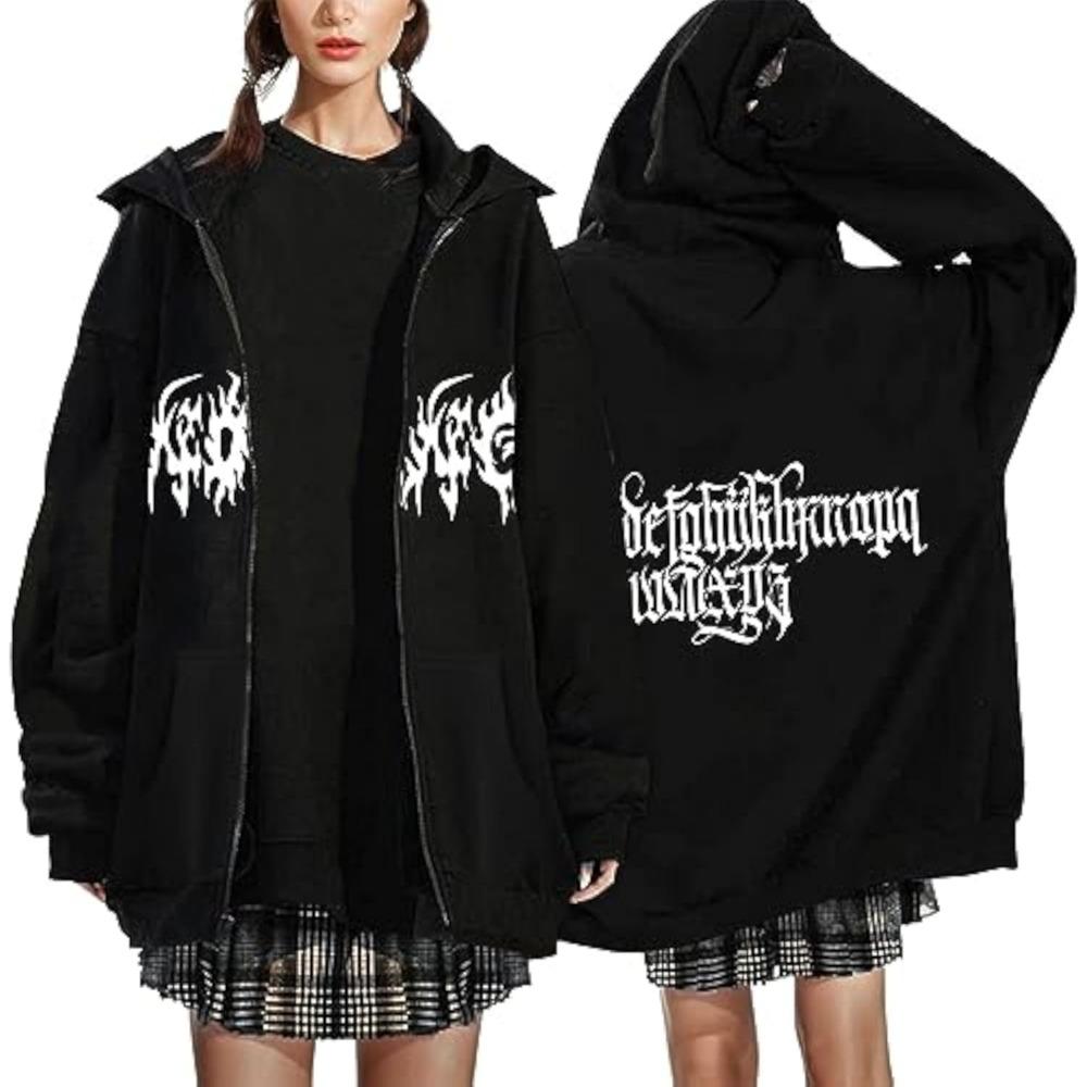 Horror Manga Zip Up Hoodie Junji Ito Women Men Manga Gothic Harajuku Pullover Tops