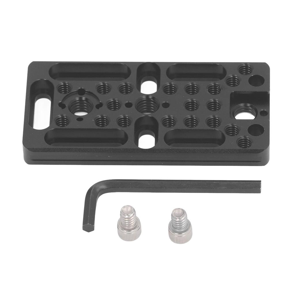 Camera Cheese Easy Plate Multipurpose Quick Release Cheese Expansion Board with 1 4 3 8 Thread Hole Cold Shoe Mount for