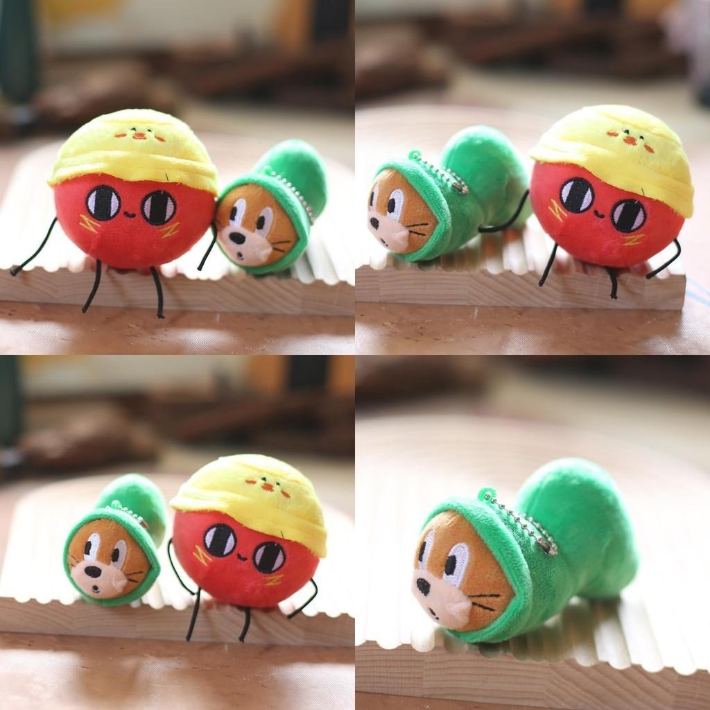 Adorable Cute Cartoon Plush Toy Large Eyes Mouse Bag Pendant Keychain Doll