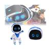 (Bílý)Astro Bot plyšák roztomilý kreslený Dětské narozeniny Dovolená Dárek Dekorační polštář