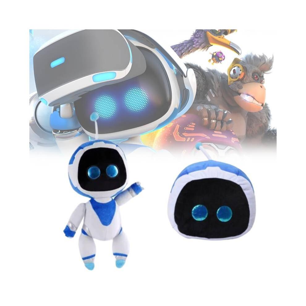 (Bílý)Astro Bot plyšák roztomilý kreslený Dětské narozeniny Dovolená Dárek Dekorační polštář