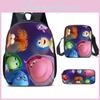 Inside Out Brain Characters Kids School Backpack Set With Lightweight Oxford Material For Elementary Students