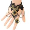 Vintage-Mode Gothic Armband handgemachte Spitze große Handgelenk Wrap Finger Armbänder & Armreifen für