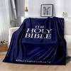 Hellige Bibel Kors Jesus Be Mykt Plysjteppe, Flanellteppe Kasteteppe for Stue Soverom Seng Sofa Piknikdeksel Barn