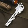 Portable Keychain Multi Tool, Compact Mini Screwdriver & Bottle Opener, Outdoor Camping Survival EDC Gadget for Travel Emergency