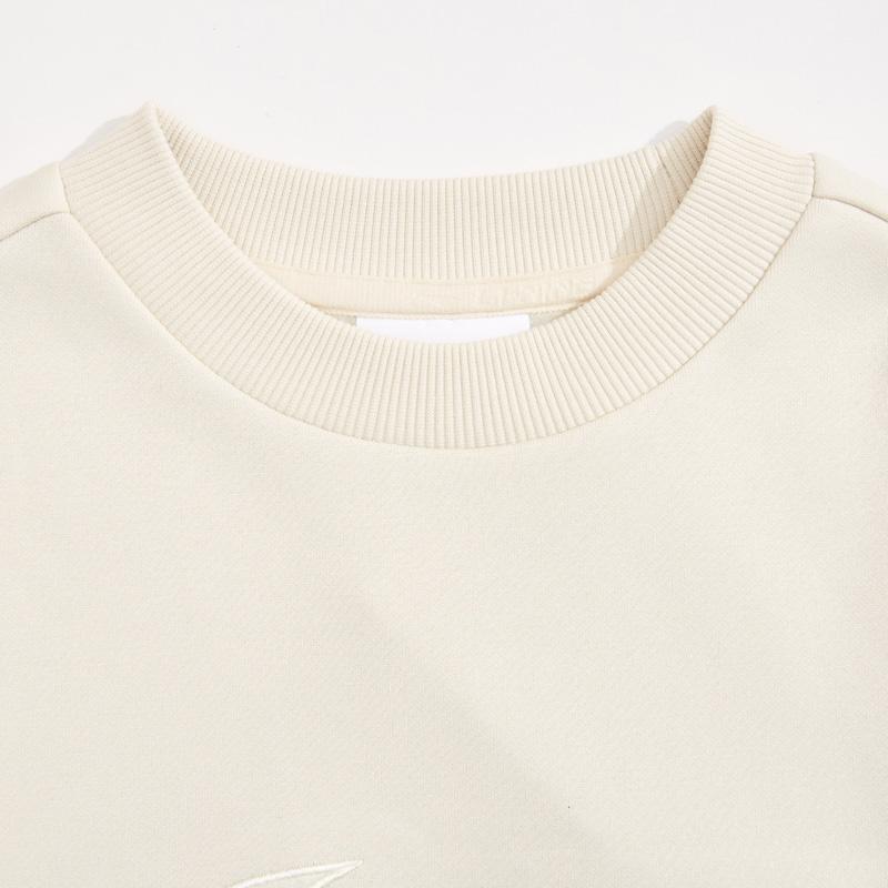 Li Ning Sweatshirt Unisex Pearl White YWDU463-2