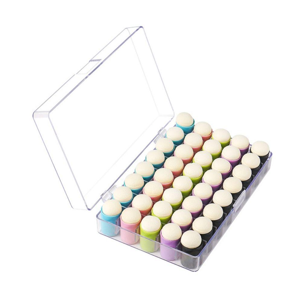 40PCS/set Sponge Material Finger Sponge Daubers Multicolour Children's Painting Tool  Children's DIY