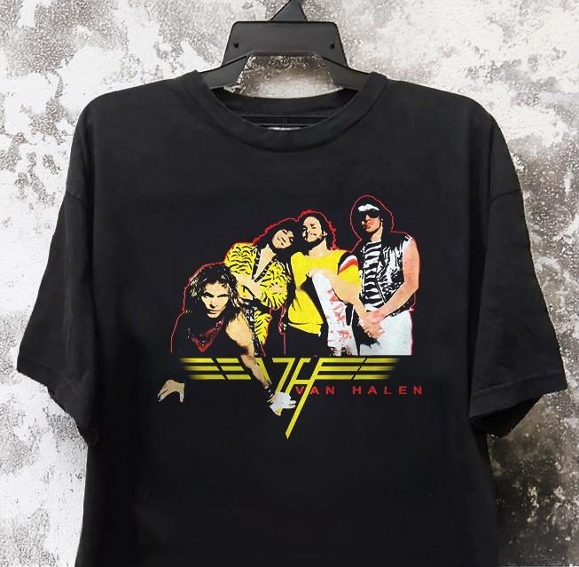 NEU! Van Halen Band Schwarzes Unisex-T-Shirt Größe S-5XL