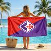 Telo da Spiaggia Asciugatura Rapida Fiorentina FC Stampa Microfibra Assorbente Portatile da Viaggio Asciugamano da Nuoto