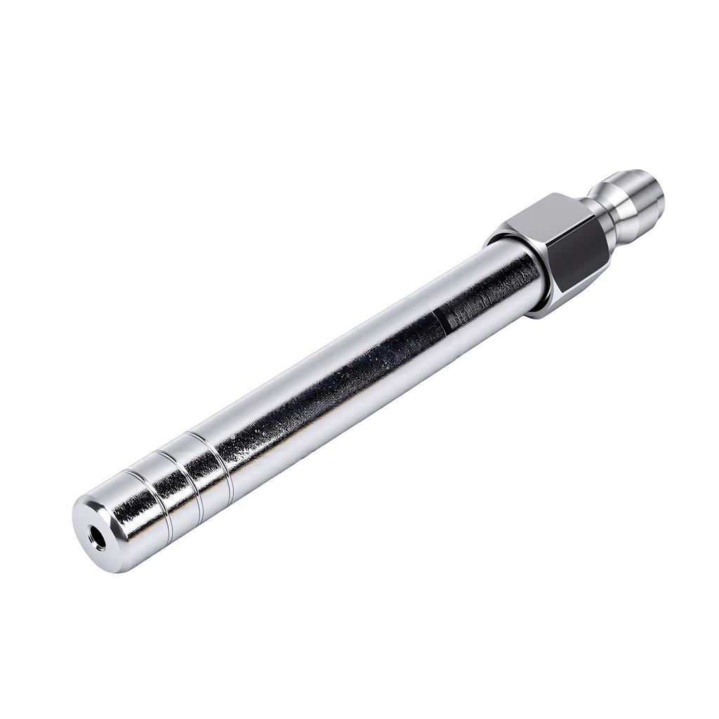 Long Range Pressure Washer Nozzle 304 Stainless Steel Power Washer High Reach Nozzle with 1 4 Inch Quick Connector