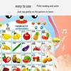 Children's Sound Book: Word Recognition & Pronunciation Educational Toy with Word Cards