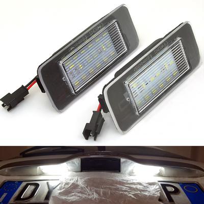 2vnt 18Led Valstybinio numerio lempos lemputė Be klaidų, skirta Opel Zafira Tourer C P12 11-2016 Pre-facelift Astra J Sports Tourer J Estate
