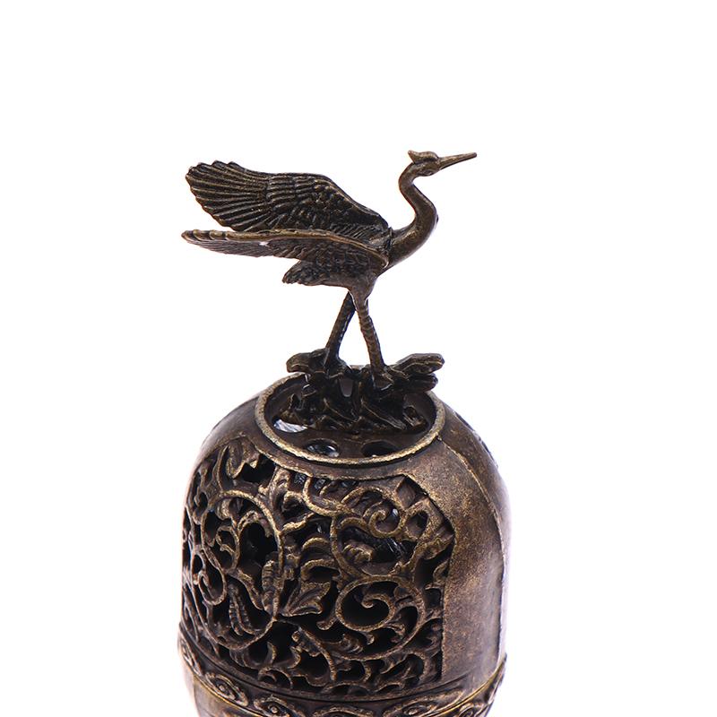 Brass Incense Burner,Metal Aromatherapy Holder,Unscented,Ideal For Yoga Meditation,Bedroom Ambiance,Home Decor
