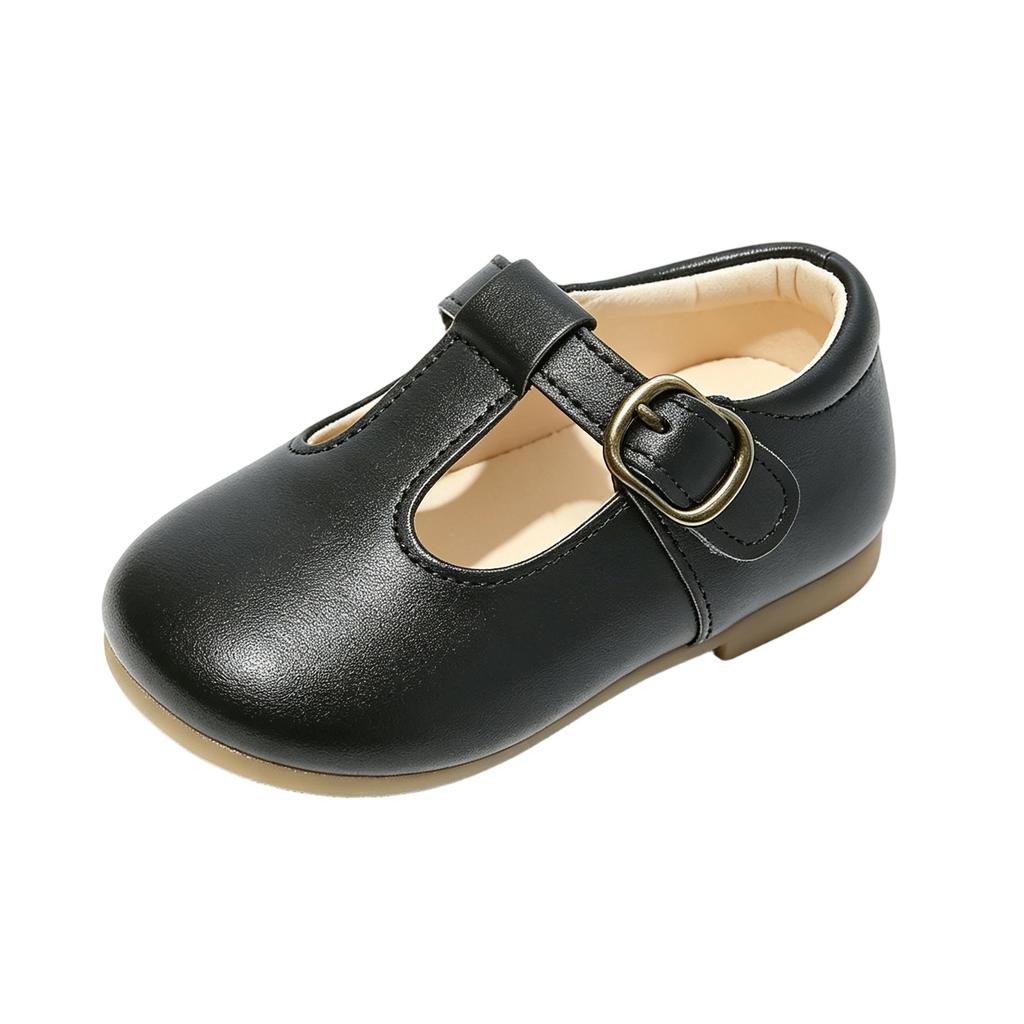 Toddler Girls Classic Mary Jane Shoes Soft Sole Non Slip Buckle Strap Comfortable Fit Lightweight Design for Early Walking