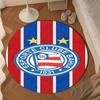 Football Club Emblem Round Rug for Livingroom,Bedroom, Palyroom, Chair Rug, Area Rug, Circle Carpet, Large Size Fan Christmas Gift