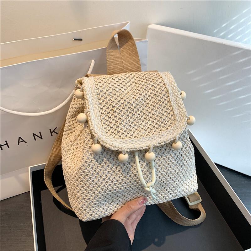 

Плетеные ротанговые рюкзаки для путешествий и отдыха женские сумки