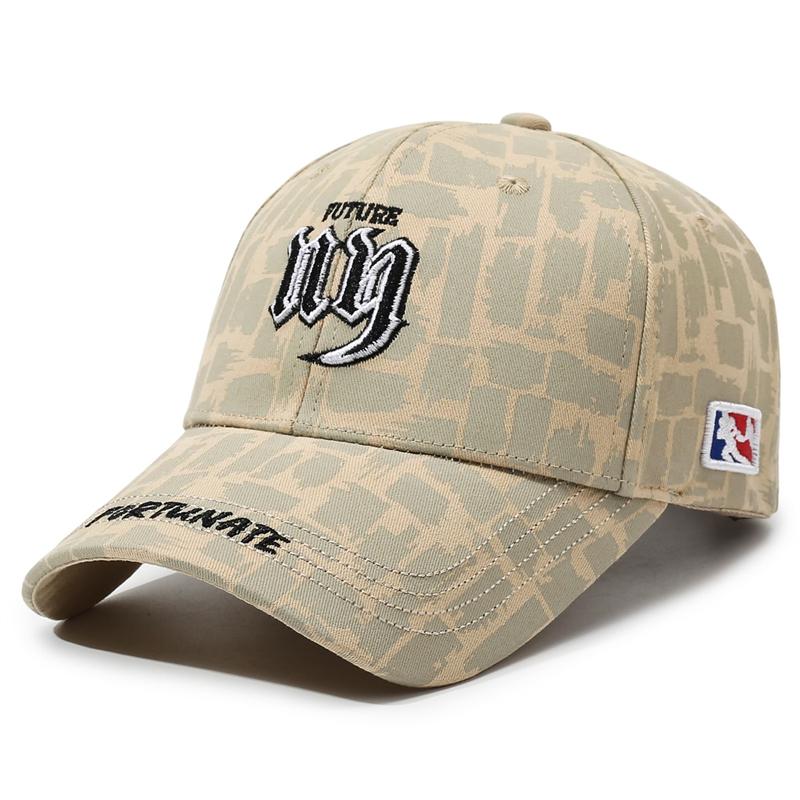 Letter Embroidery Baseball Cap for Unisex Sunshade Cap Outdoor Cap