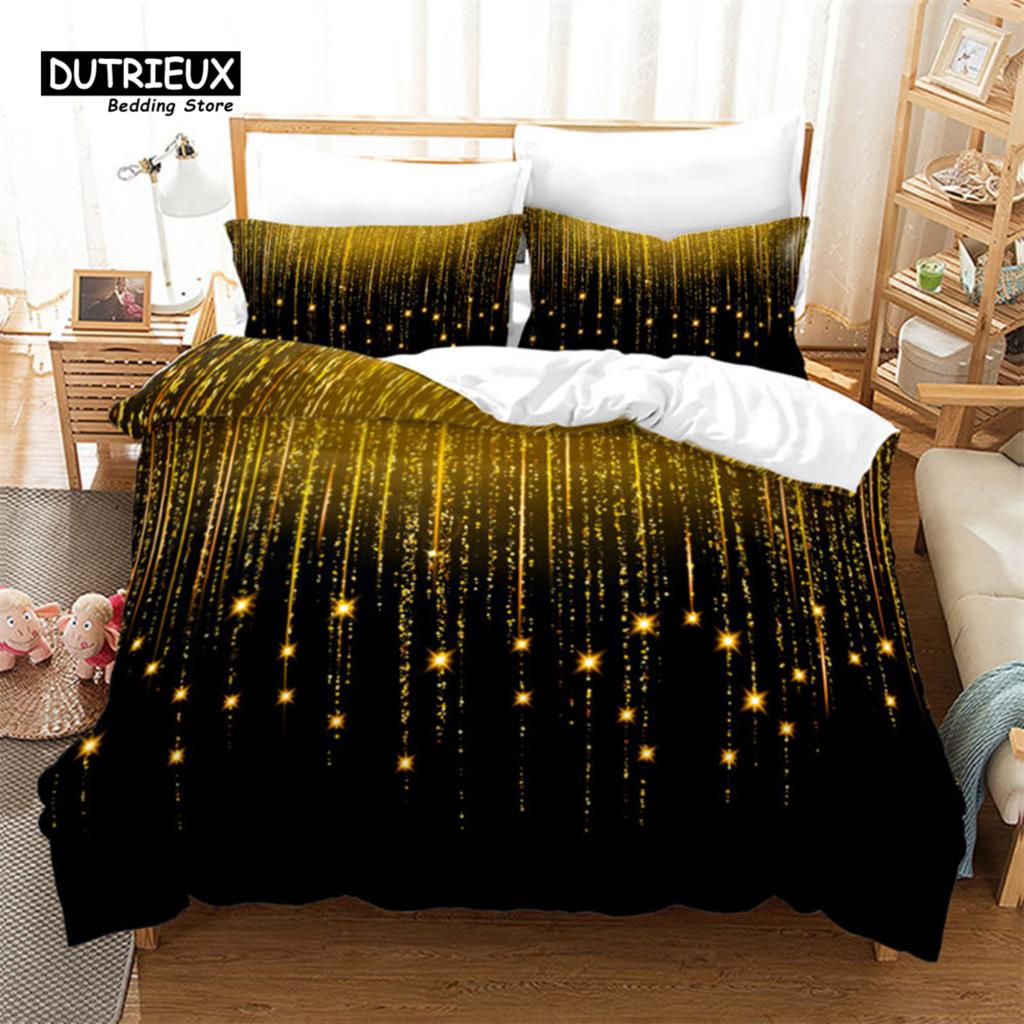 

Пододеяльник Galaxy Queen King Size Modern Universe Star Print Комплект постельного белья с абстрактным геометрическим узором для детей и взрослых Декор EU single(135x200cm)