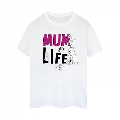 Disney Womens/Ladies 101 Dalmatians Mum For Life Cotton Boyfriend T-Shirt