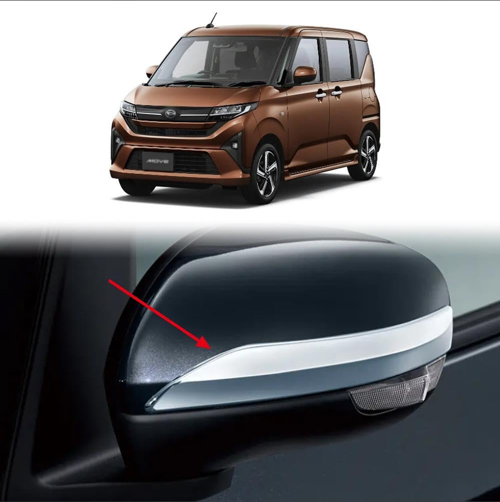 Daihatsu Move Canvas Side Mirror Rearview Mirror Back Door and Rear Gate Cover Exterior Aero Custom Set Covers, Garnish, Panels, Plates, Accessories,