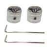 Pack of 2 Standard Guitar Knobs Potentiometer Caps Suitable for Various Models Features Tool Frees Quick Installation