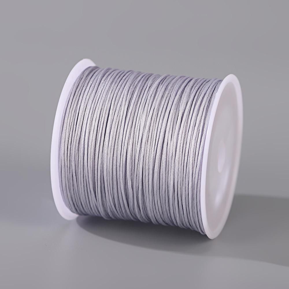 Fatto a mano No. Filo di Giada 72 - Cordino Resistente all'Usura da 0,8 mm per Artigianato di Gioielli, Corda per Mani, Braccialetti, Collane Fai-da-Te, 50m