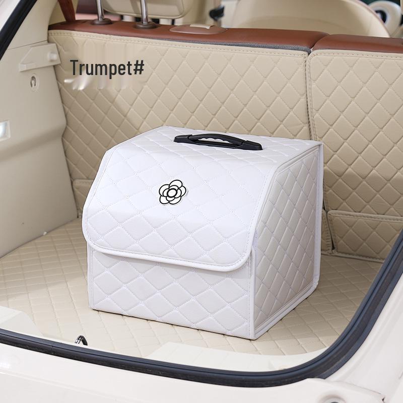 Leather Multi-Function Folding Car Trunk Storage Box