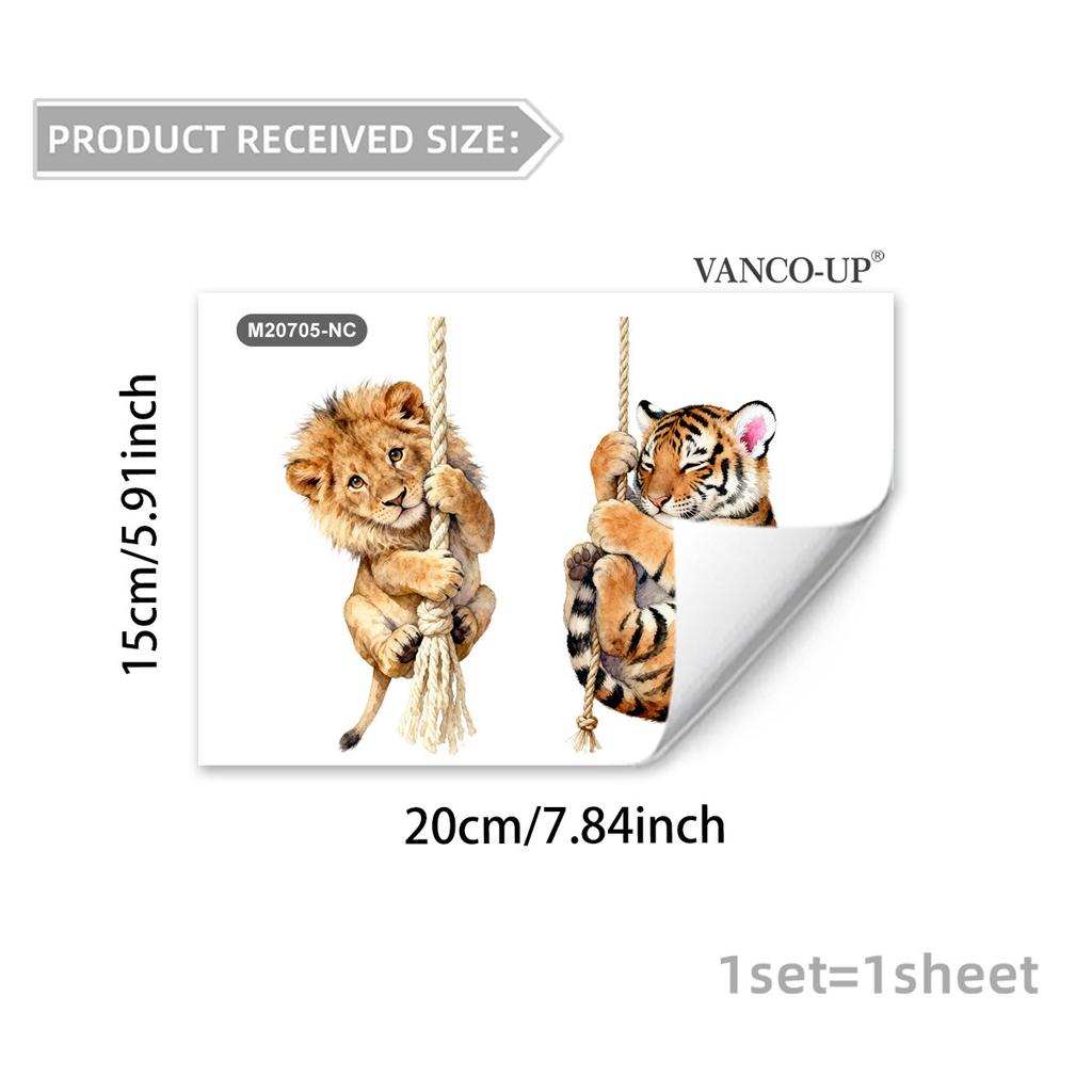 Self-adhesive Cartoon Animals Flowers Butterflies Switch Wall Stickers Puppy Kitten for Bedroom Living Room Home Decor