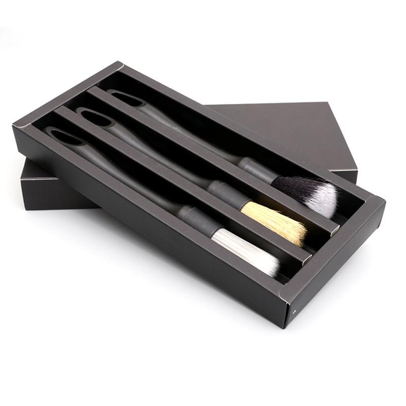 

3Pcs Detailing Brush Set Car Detailing Brush for Car Cleaning Detailing Brush Dashboard Air Outlet Wheel Brush 1