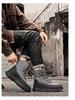 Plus Size Men's High-Top Winter Snow Boots with Warm Velvet Lining