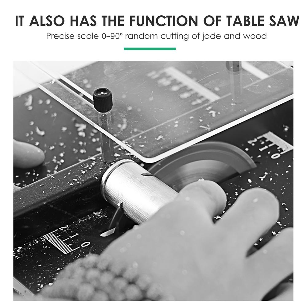 2500W Mini banc de lucru ferăstrău electric polizor de masă ferăstrău rotativ instrument electric de birou ferăstrău bijuterii