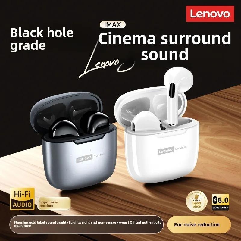 Original Lenovo LE201 Wireless Headphones Bluetooth 6.0 Earbuds ENC Call Noise Cancellation Ultra Long Latency Surround Sound Earphones