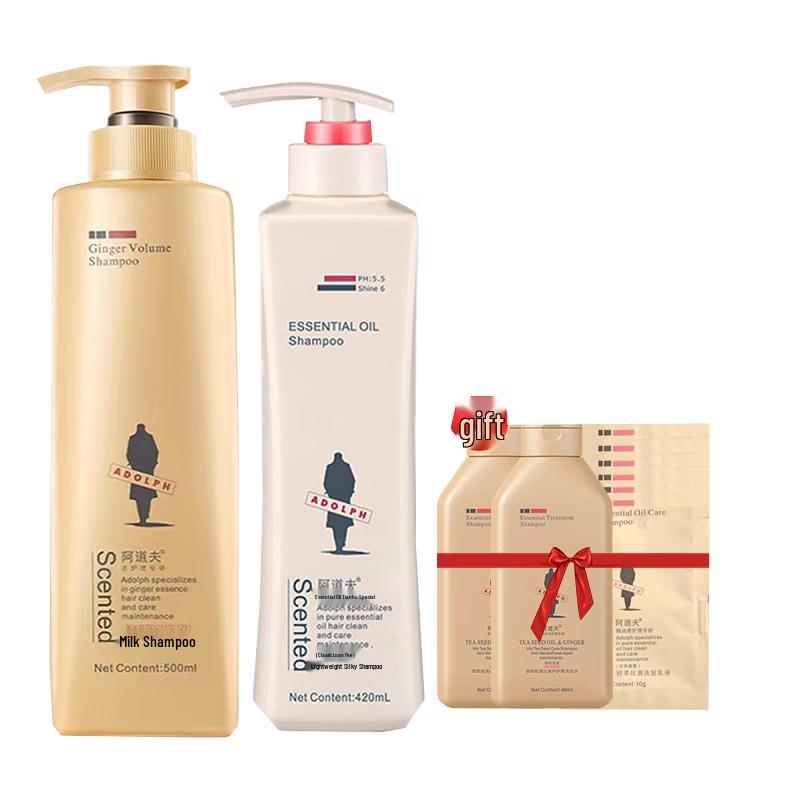 Adolph Ginger Anti-Hair Loss & Smooth Shampoo Duo Set