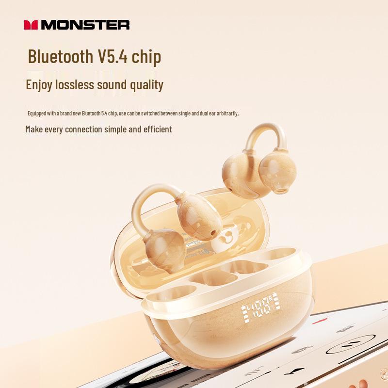 MONST M100 Kabellose TWS Bluetooth-Kopfhörer - Hochwertige Geräuschunterdrückende Sport-In-Ear-Kopfhörer