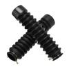 2Pcs 42mm Motorcycle Rubber Front Fork Covers Gaiters Boot Shock Absorber Gaiters Covers