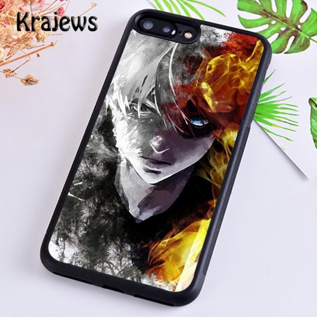 Kryt na telefon Krajews Shoto Todoroki My Hero Academia pro iPhone 14 5 6s 7 8 plus 11 12 13 pro XR XS max Galaxy S21 S22ultra