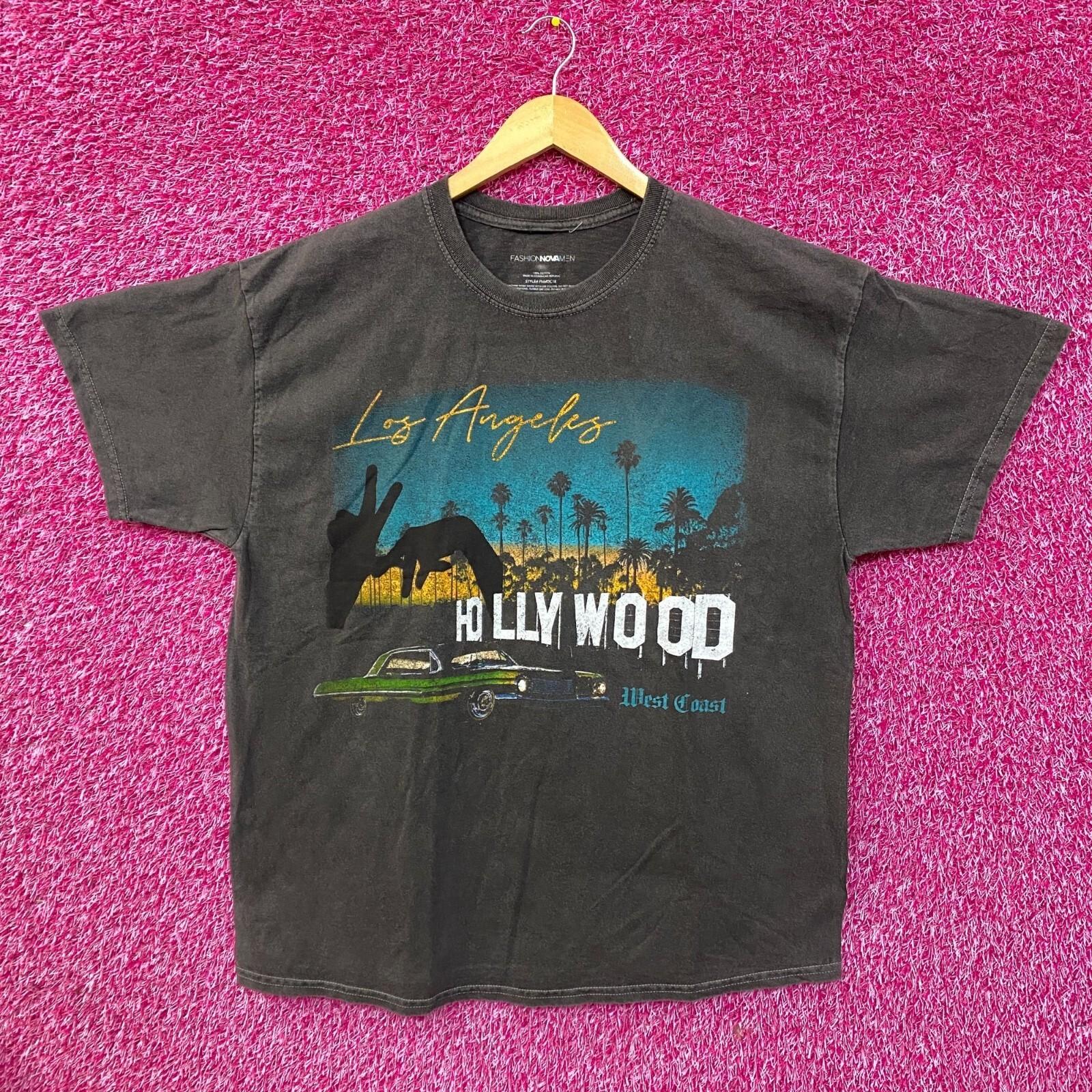 

Hollywood West Coastin Pigment Dye Short Sleeve Tee L