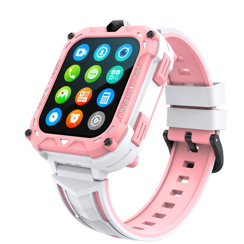 

Новые детские умные часы VK39 4G с GPS, SOS, видеозвонком, Wi-Fi, SIM-картой, камерой 0,08 Мп, большим экраном, 4G, для детей, подарок розовый
