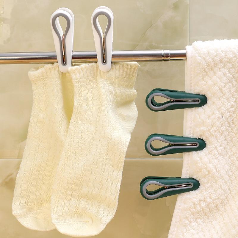 30/3PCS Plastic Clothes Pins Heavy Duty Laundry Clothes Pegs Underwear Drying Rack Sock Towels Hanging Clips Household Organizer